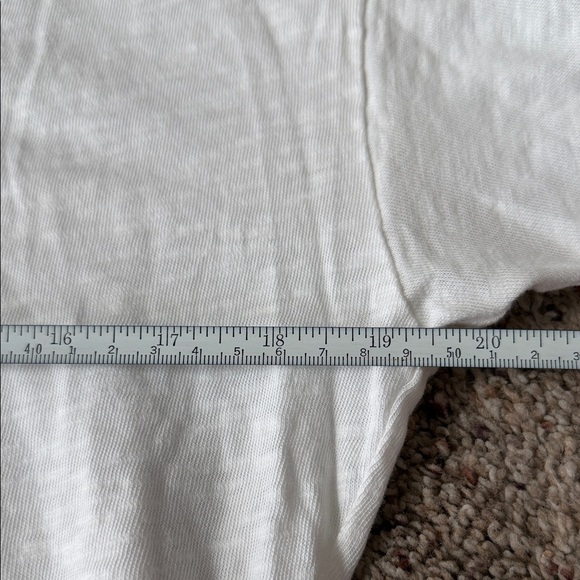 Anthropologie White Graphic Tee - Picture 8 of 8